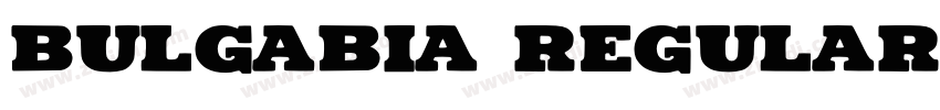 Bulgabia Regular字体转换